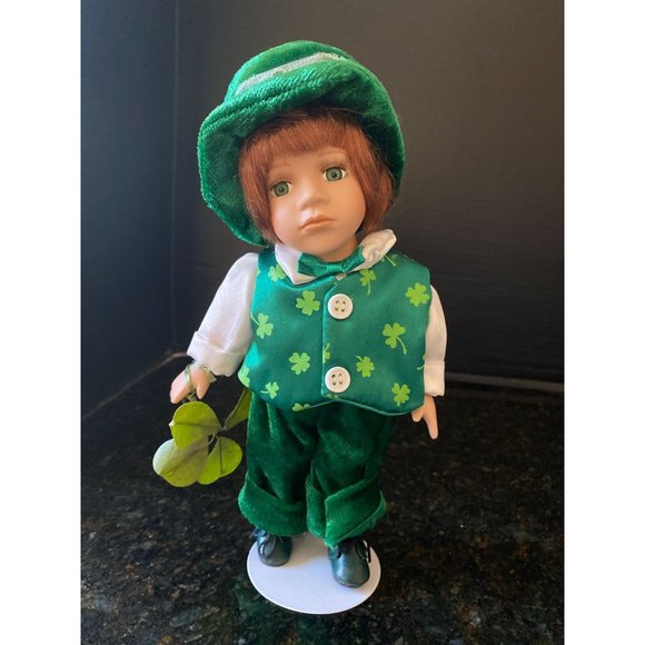 St. Patrick's Day, Collectors Choice, Dan Dee 10" Boy and Girl - Picture 6 of 10